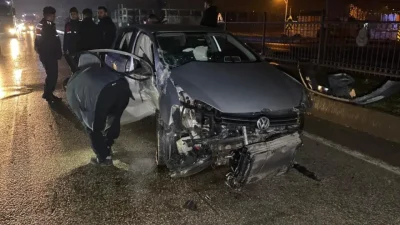 Bursa’nın İnegöl ilçesinde meydana gelen korkunç kazada, direksiyon hakimiyetini kaybeden