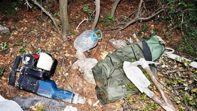 Kırıkkale’nin Bahşılı ilçesinde gizlice kaçak kazı yürüten define avcılarına yönelik