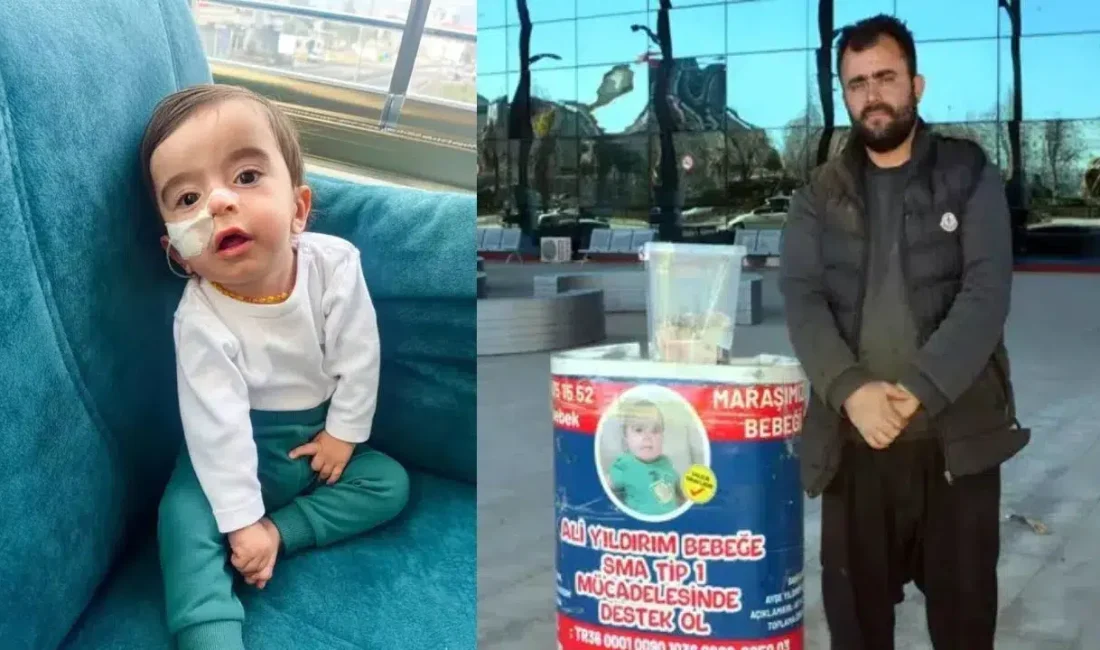 Kahramanmaraş’ta hayata tutunmaya çalışan SMA Tip-1 hastası Ali Yıldırım için