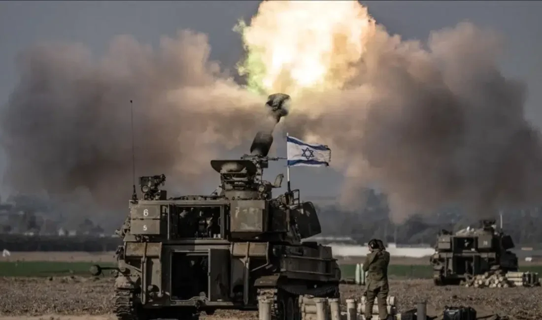 İsrail ordusunun Lübnan’ın doğusundaki Baalbek kentine yönelik gerçekleştirdiği hava saldırısında