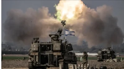 İsrail ordusunun Lübnan’ın doğusundaki Baalbek kentine yönelik gerçekleştirdiği hava saldırısında