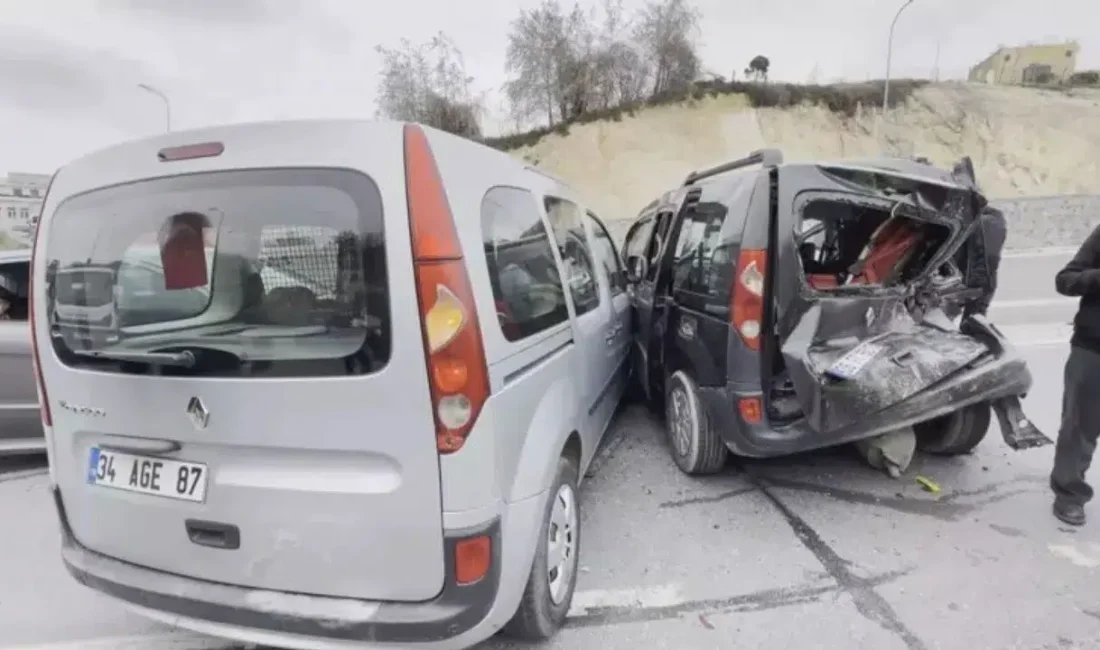 Arnavutköy Gazi Fahrettin Paşa Caddesi’nde kontrolden çıkan bir kamyonetin neden