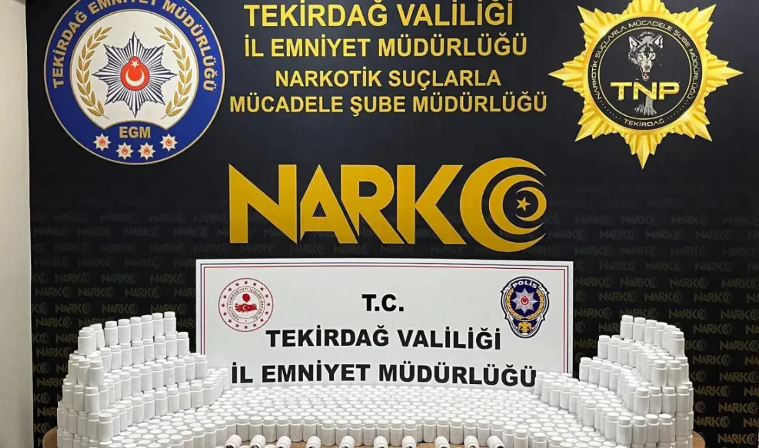 Tekirdağ’ın Çorlu ilçesinde zehir tacirlerine yönelik düzenlenen nefes kesen operasyonda,