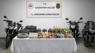 Gaziantep İl Jandarma Komutanlığı ekipleri tarafından 5 farklı ilçede düzenlenen