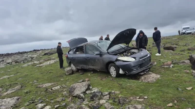 Şanlıurfa’nın Siverek ilçesinde meydana gelen ve yürekleri ağza getiren trafik