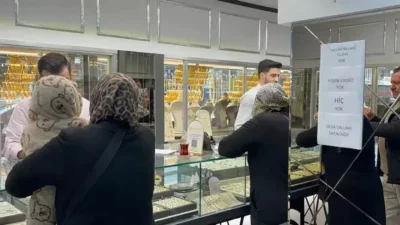 Altın fiyatlarında yaşanan ani ve sert düşüş Bursa’da adeta yer