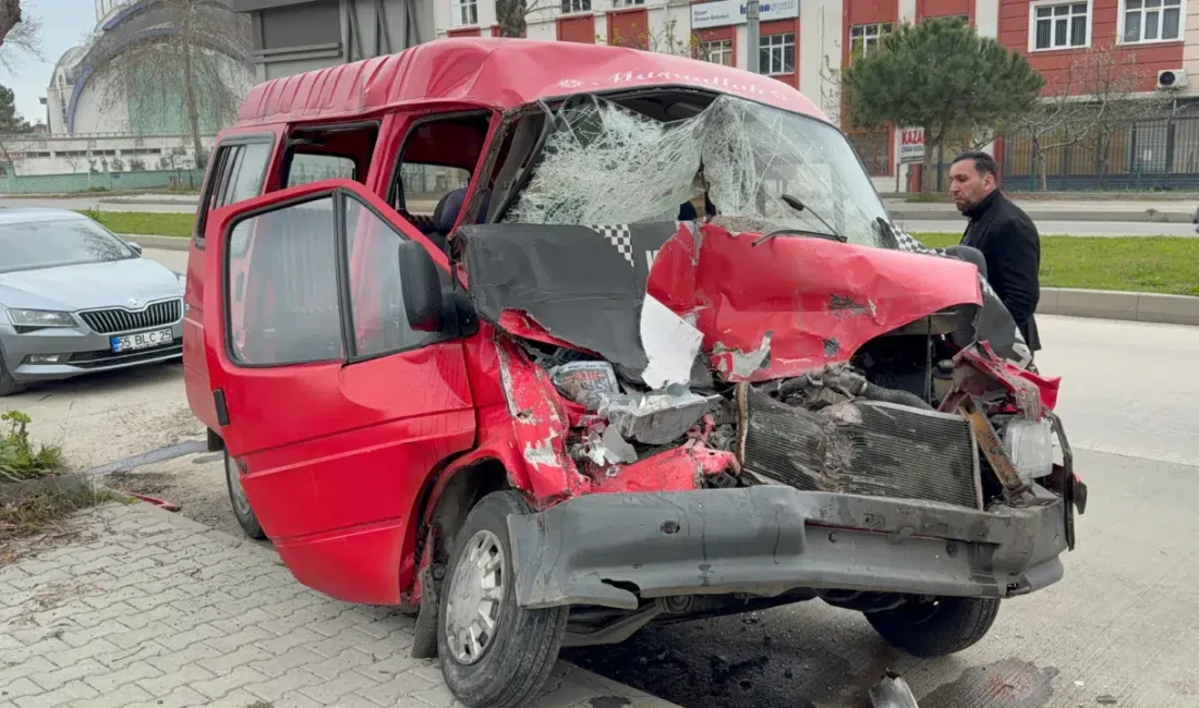 Samsun’un Tekkeköy ilçesinde meydana gelen ve görenleri hayrete düşüren trafik