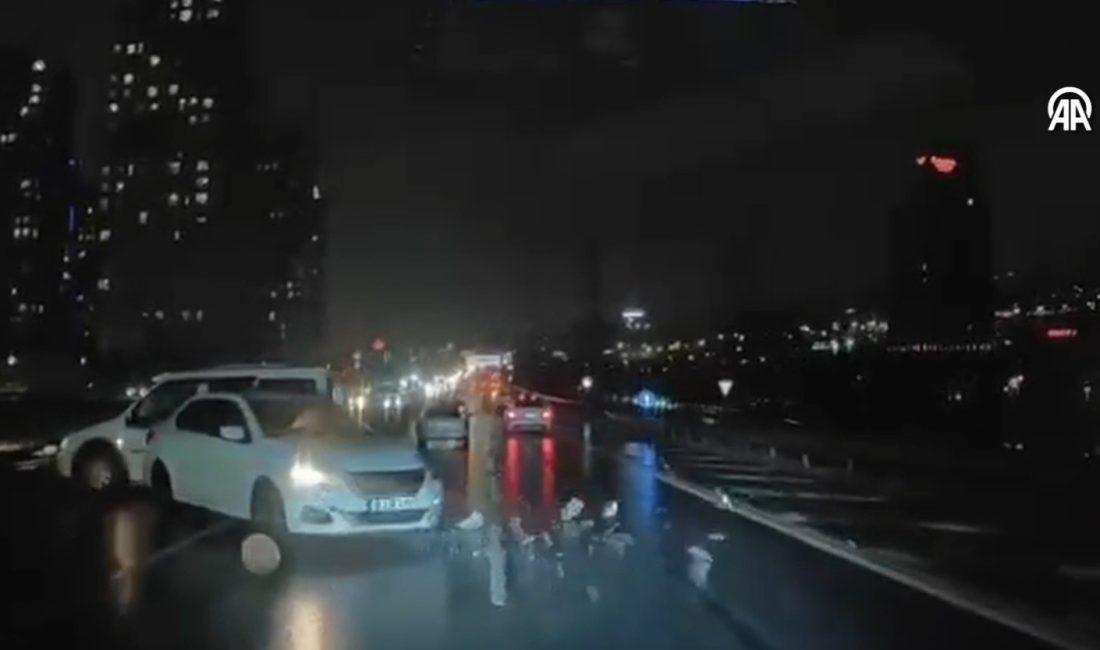 İstanbul Esenyurt’ta dün akşam saatlerinde TEM Otoyolu üzerinde yaşanan feci