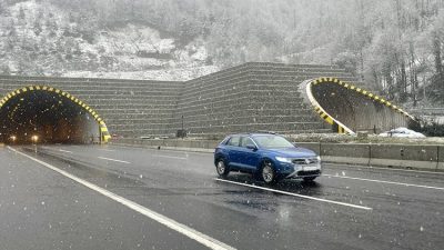 Bolu, Ramazan Bayramı’nın ilk gününe sürpriz bir kar yağışıyla merhaba