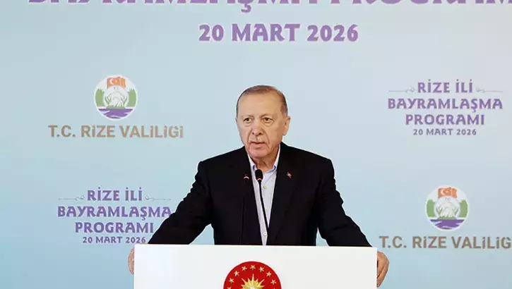 Cumhurbaşkanı Recep Tayyip Erdoğan, Rizeli vatandaşlarla bayramlaşma töreninde yaptığı konuşmada