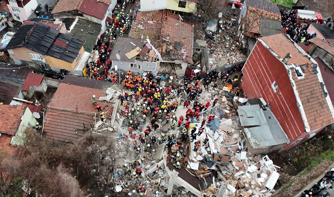 İstanbul’un Fatih ilçesinde dün meydana gelen ve büyük korkuya neden