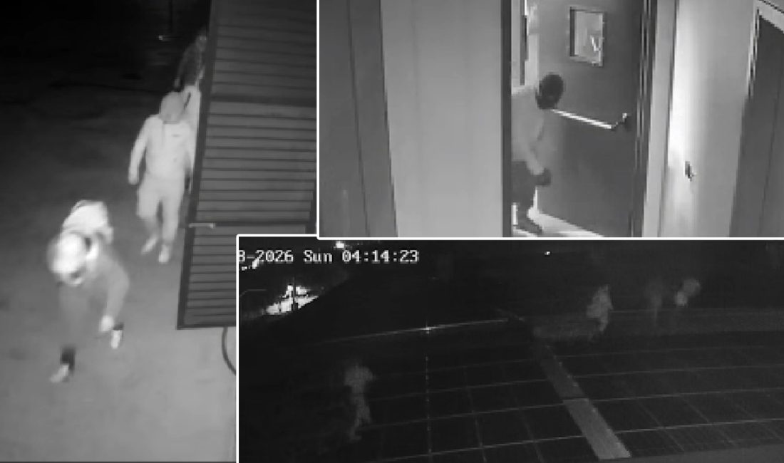 Manisa’da bir fabrikanın yönetim ofisine girerek çelik kasaları profesyonel yöntemlerle