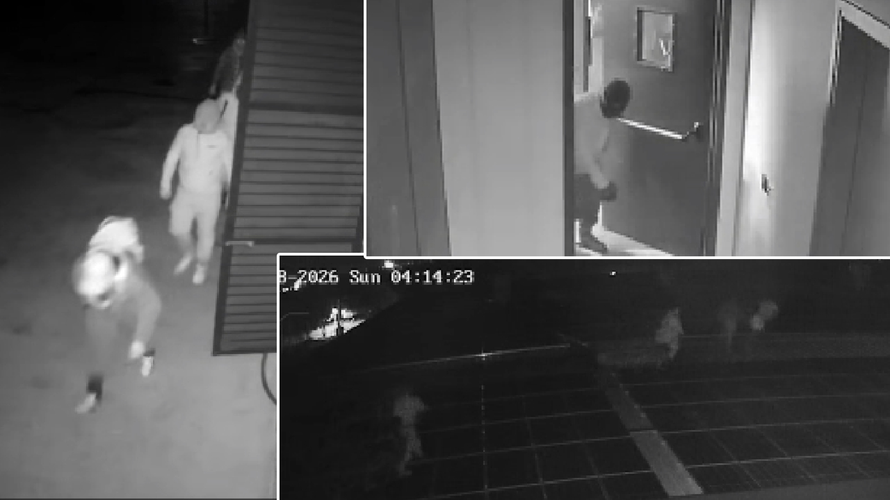 Manisa’da bir fabrikanın yönetim ofisine girerek çelik kasaları profesyonel yöntemlerle