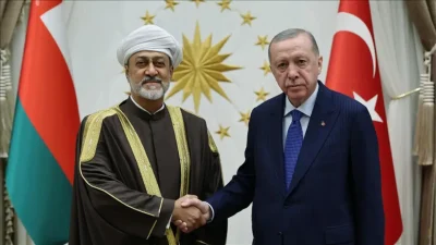 Cumhurbaşkanı Recep Tayyip Erdoğan, Umman Sultanı Heysem Bin Tarık ile