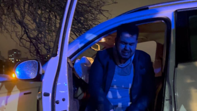 Tekirdağ’ın Çorlu ilçesinde gece saatlerinde kontrolden çıkarak tarladaki ağaca çarpan