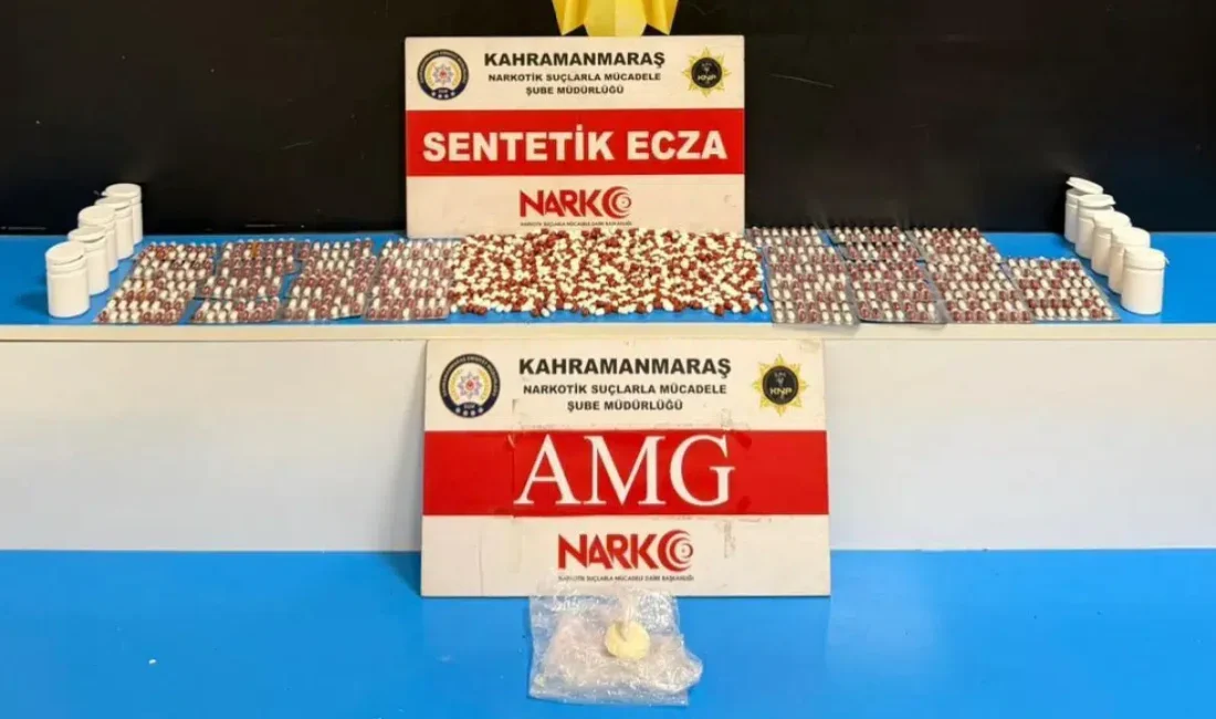 Kahramanmaraş Emniyet Müdürlüğü ekipleri tarafından uyuşturucu madde ticaretini engellemeye yönelik