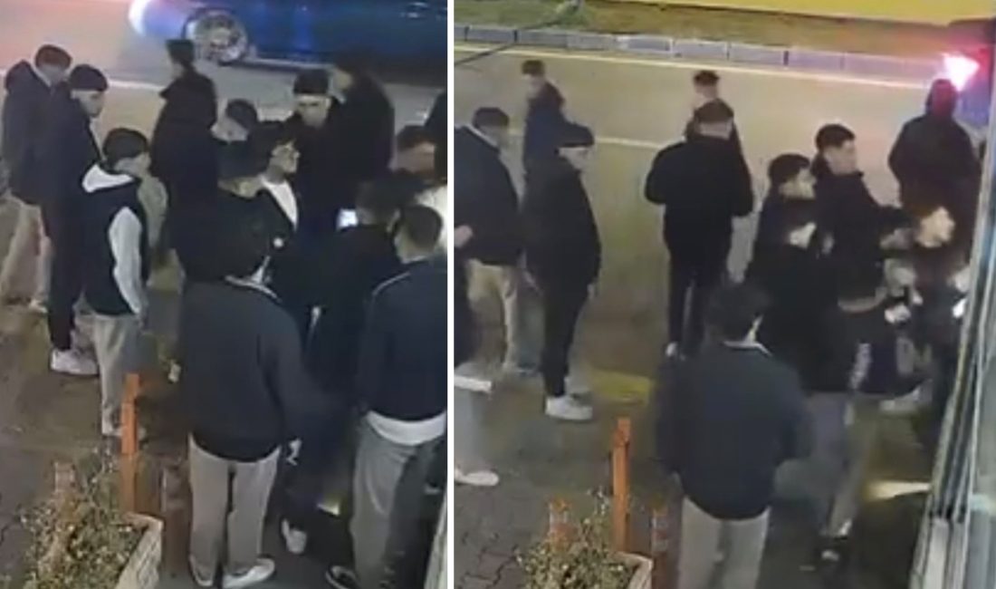 Bursa’nın Osmangazi ilçesinde iki grup arasında başlayan sözlü tartışma, taraflardan