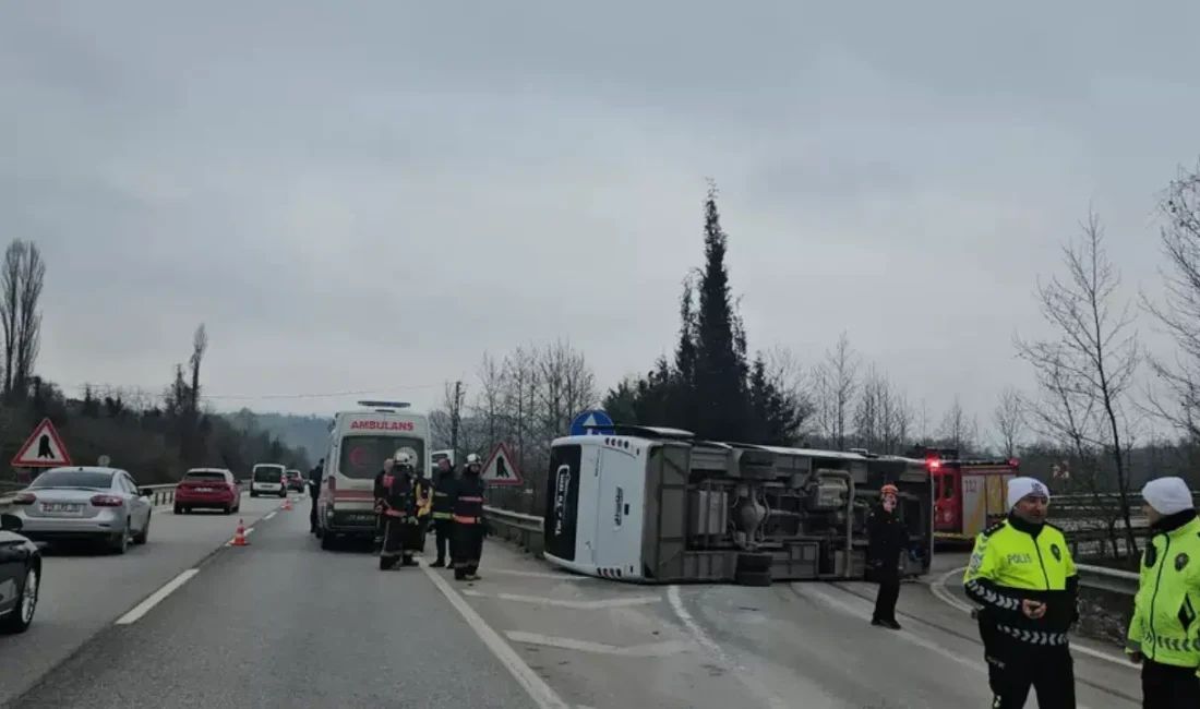 Yalova’da sabah saatlerinde meydana gelen feci kazada, tekstil işçilerini taşıyan