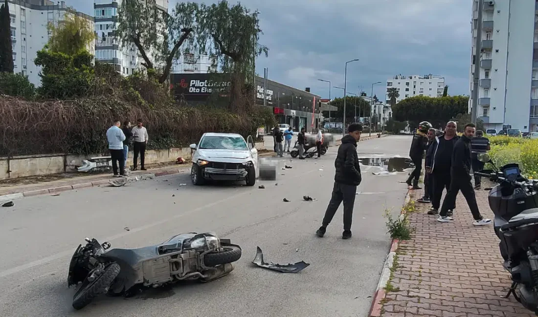 Antalya’nın Muratpaşa ilçesinde otomobille çarpışan ve ağır yaralanan 35 yaşındaki