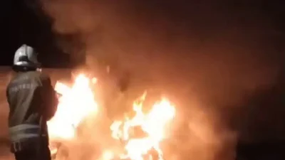 Hatay’da park halindeki bir motosiklette çıkan yangın çevrede büyük paniğe