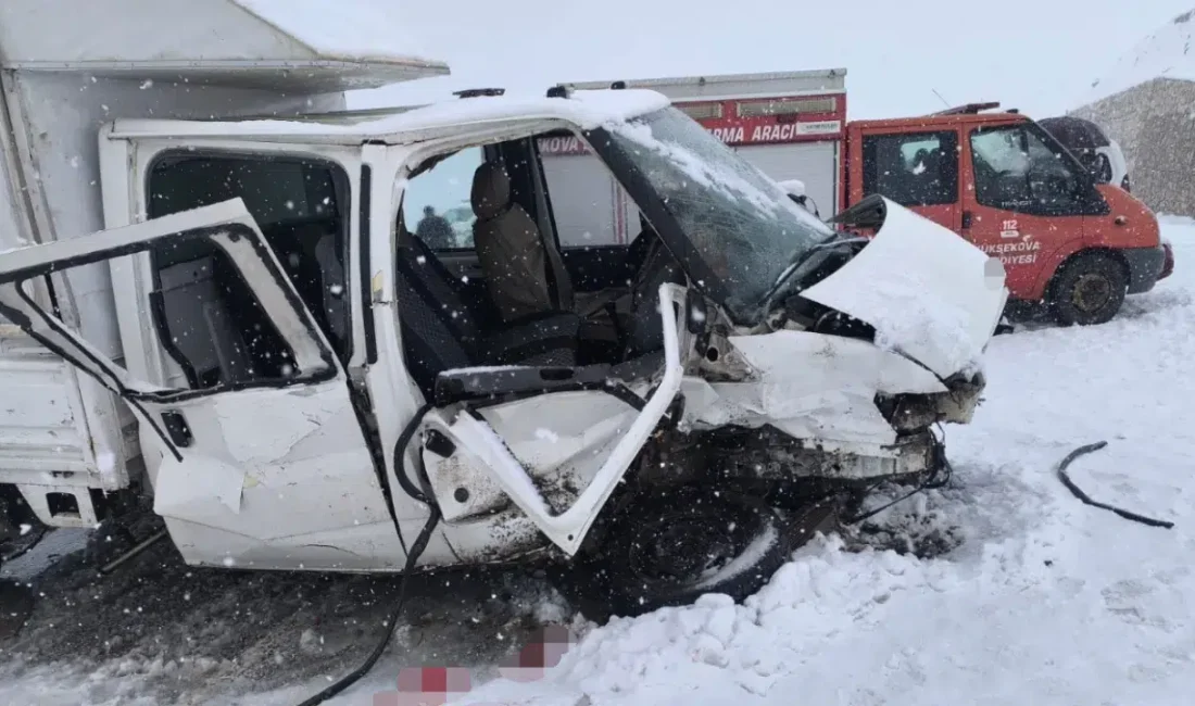 Hakkari’nin Yüksekova ilçesinde meydana gelen ve yürekleri ağza getiren kazada