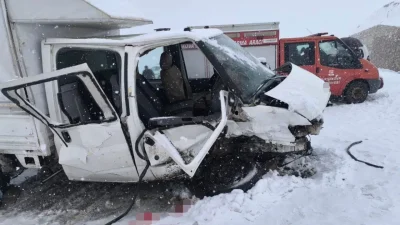 Hakkari’nin Yüksekova ilçesinde meydana gelen ve yürekleri ağza getiren kazada