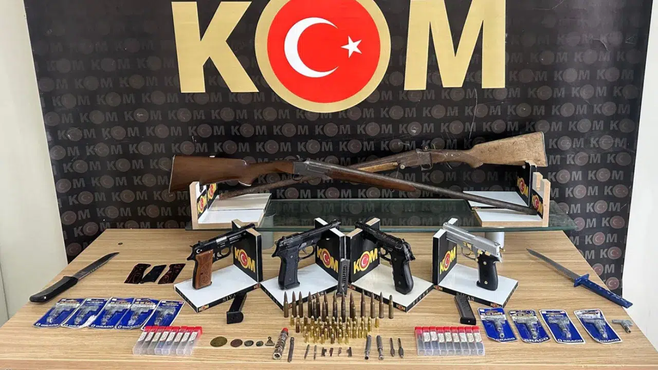 Sivas İl Emniyet Müdürlüğü tarafından silah ve mühimmat kaçakçılığına yönelik