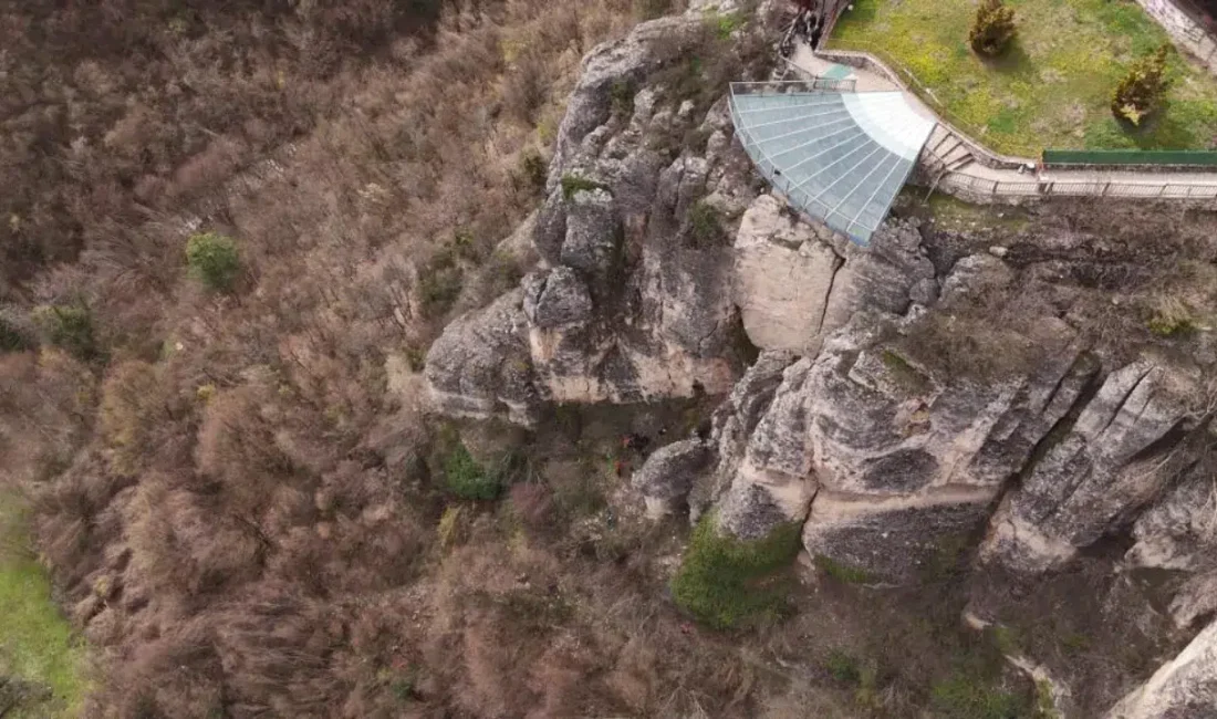 Karabük’ün turistik noktalarından biri olan Safranbolu İncekaya Kanyonu’nda bugün yürekleri