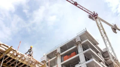 Ankara’nın Akyurt ilçesinde devam eden bir villa inşaatında meydana gelen