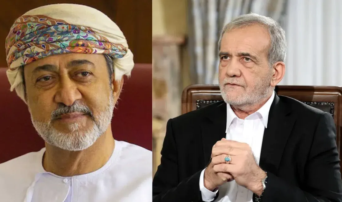 İran Cumhurbaşkanı Mesud Pezeşkiyan, Umman Sultanı Heysem bin Tarık ile