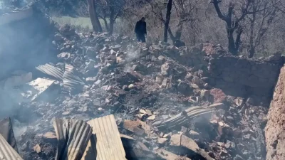 Adana’nın Feke ilçesinde meydana gelen feci yangın yürekleri ağza getirdi.