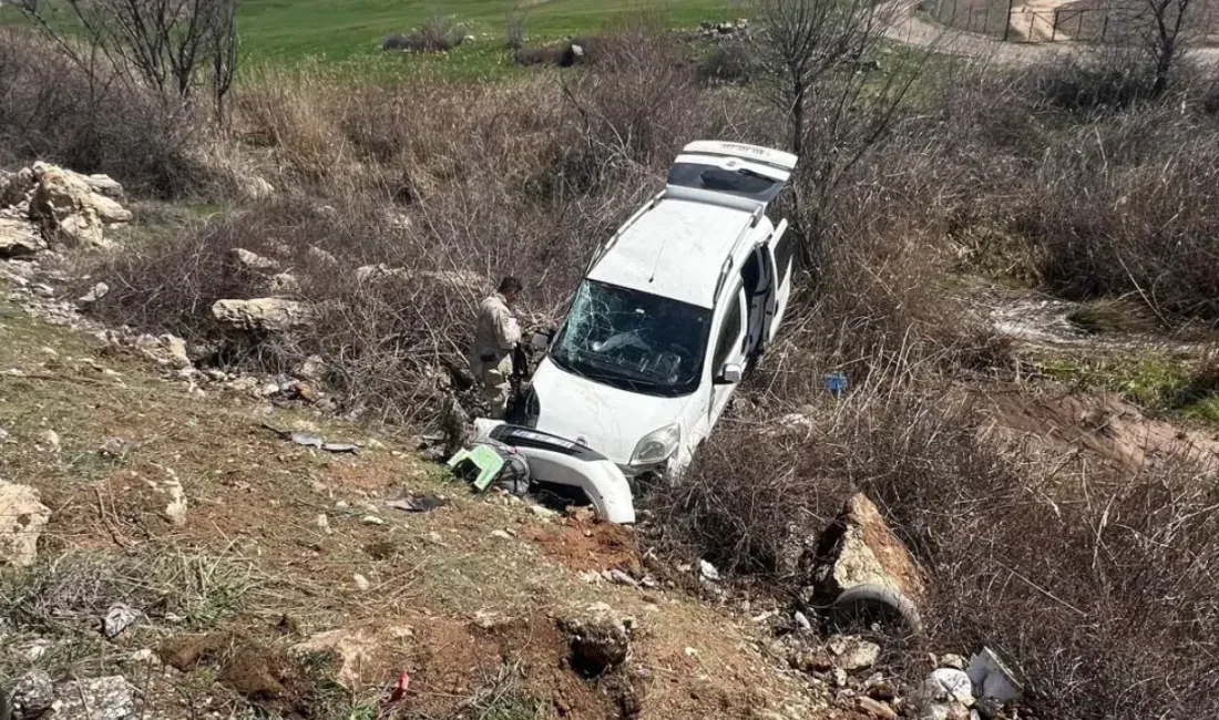 Adıyaman’ın Gölbaşı ilçesinde seyir halindeki bir otomobilin önüne aniden çıkan