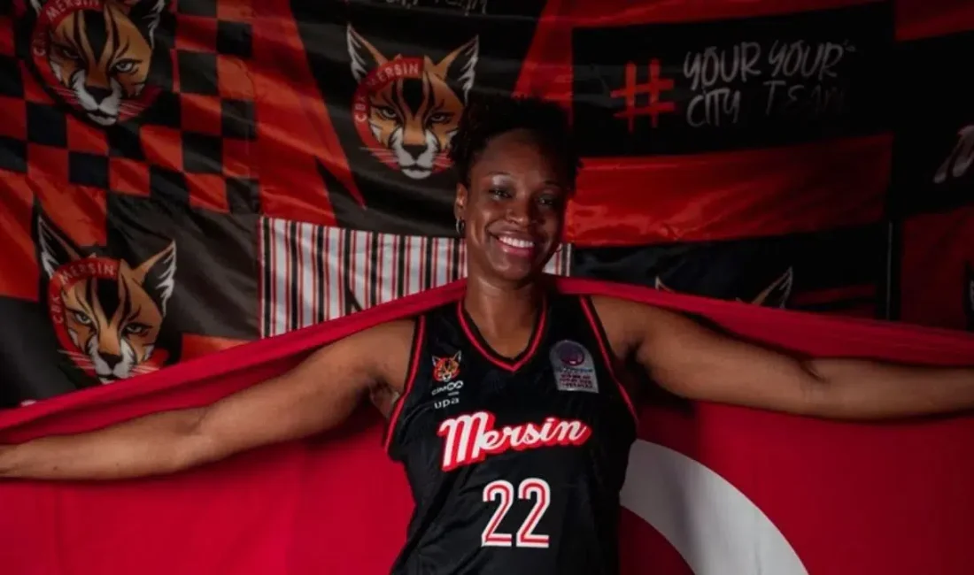 ÇİMSA ÇBK Mersin’in dünyaca ünlü yıldızı Kennedy Valentine Burke, resmi