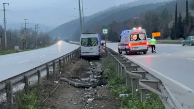 Samsun’un Atakum ilçesinde Trabzon’dan Amasya’ya seyahat eden ve içinde 20