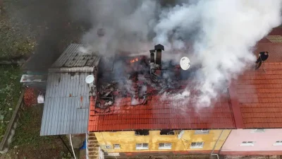 Bartın’da gece saatlerinde yükselen alevler büyük paniğe neden oldu. 2