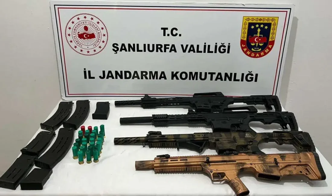 Şanlıurfa İl Emniyet Müdürlüğü ekiplerinin yasa dışı ve ruhsatsız silahlanmaya