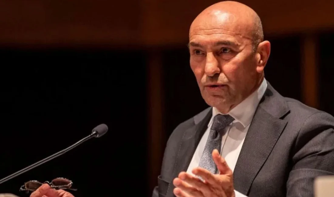 İzmir Büyükşehir Belediyesi’nin eski başkanı Tunç Soyer, 65 sanıkla birlikte