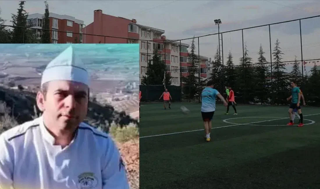 Kahramanmaraş’ta halı saha maçı sırasında kalede görev yapan 49 yaşındaki