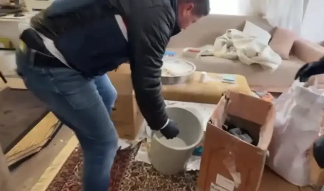 İstanbul Silivri’de Jandarma ekiplerinin titiz takibi sonucu gerçekleştirilen büyük uyuşturucu