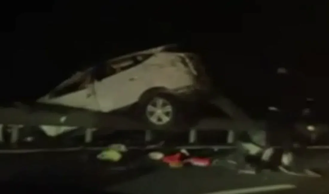 Ankara-Eskişehir karayolunda meydana gelen feci kaza yürekleri dağladı. Başka bir