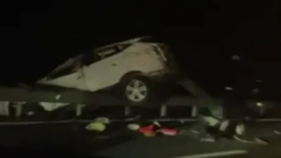 Ankara-Eskişehir karayolunda meydana gelen feci kaza yürekleri dağladı. Başka bir