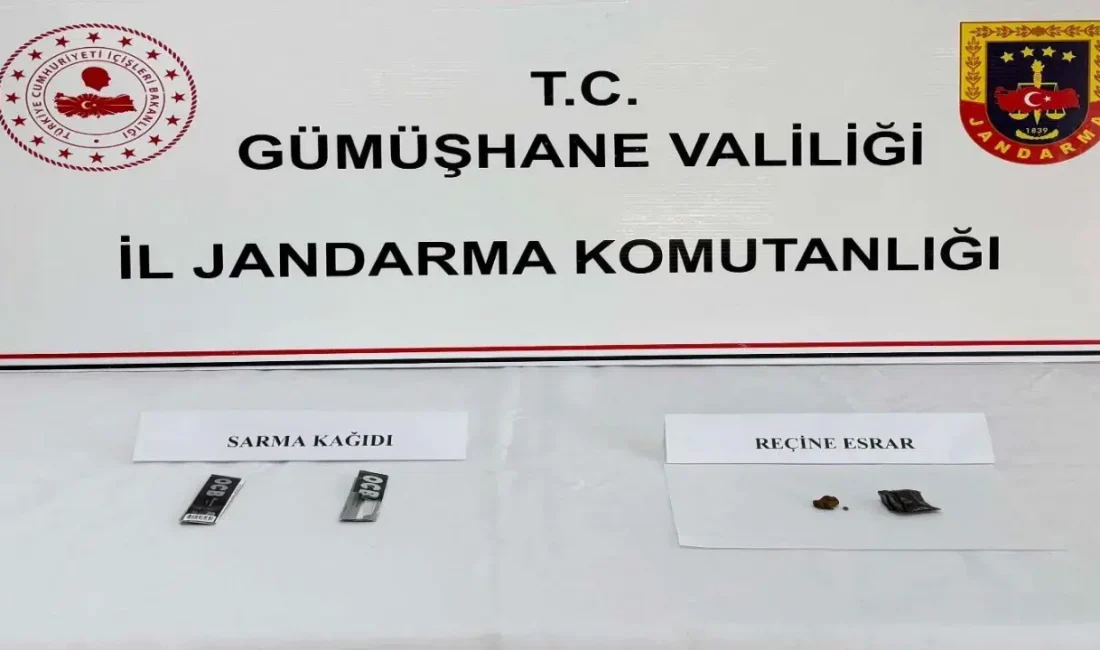 Gümüşhane’de uyuşturucu ile mücadele kapsamında gerçekleştirilen operasyonun detayları belli oldu;