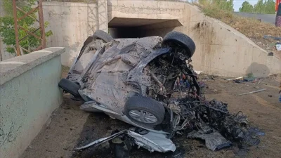 İstanbul’dan Kurban Bayramı tatili için yola çıkan ailenin içinde bulunduğu