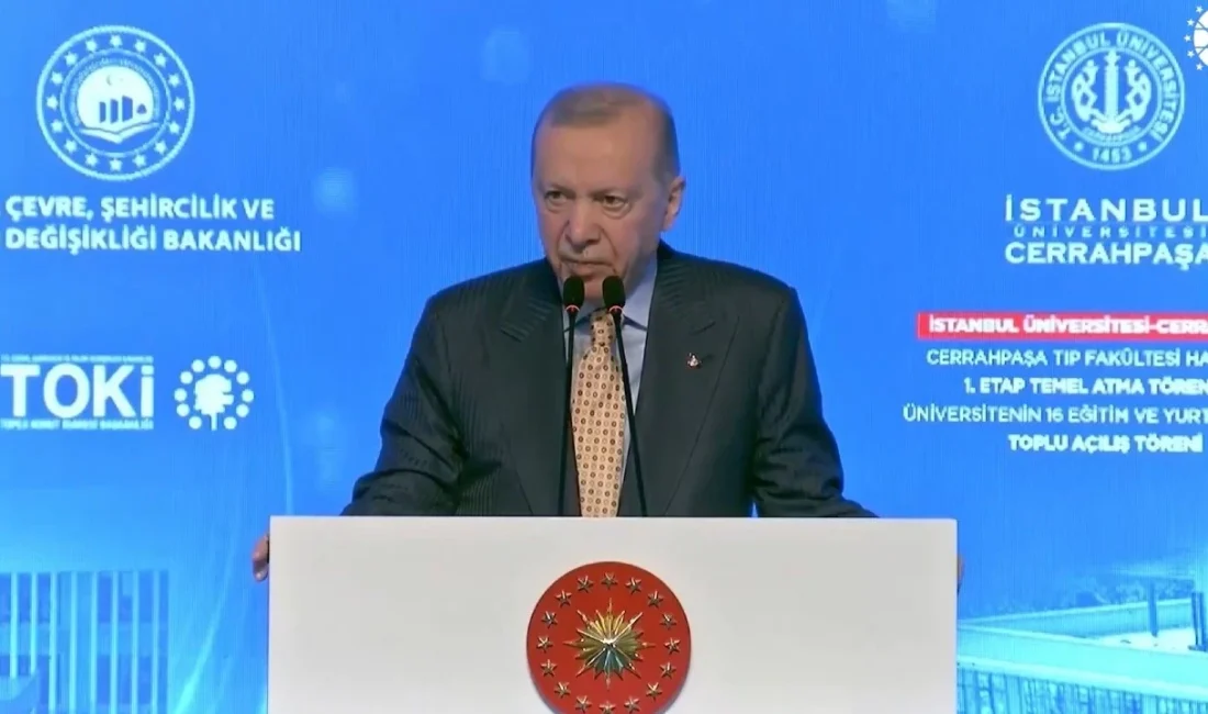 Cumhurbaşkanı Recep Tayyip Erdoğan, Cerrahpaşa Tıp Fakültesi Hastanesi 1. Etap