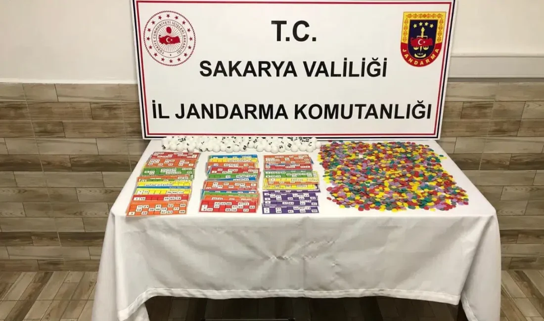 Sakarya’nın Karasu ilçesinde sıradan bir konutu gizli bir kumarhaneye dönüştüren