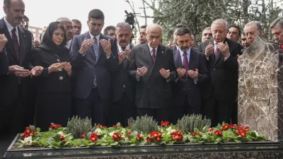 Milliyetçi Hareket Partisi Genel Başkanı Devlet Bahçeli, merhum Alparslan Türkeş’in