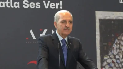 TBMM Başkanı Numan Kurtulmuş, İstanbul’da katıldığı özel bir törende Filistin