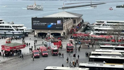 İstanbul Kadıköy İskelesi’nde akşam saatlerinde başlayan ve sebebi henüz belirlenemeyen