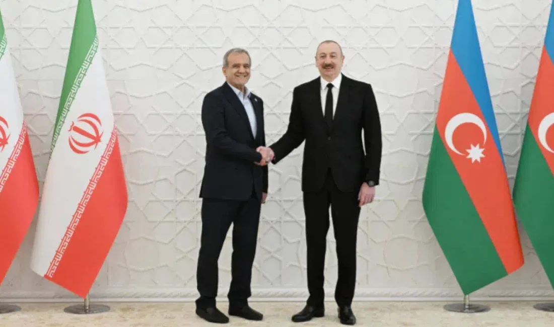 İran Cumhurbaşkanı Mesud Pezeşkiyan ile Azerbaycan Cumhurbaşkanı İlham Aliyev arasında