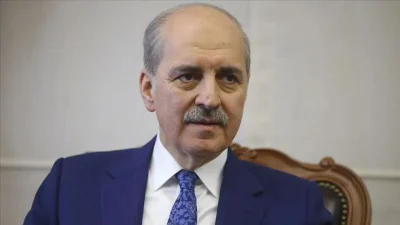 Türkiye Büyük Millet Meclisi Başkanı Numan Kurtulmuş, dünya çocuklarını Meclis